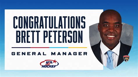 USA Hockey names Brett Peterson general manager for the 2024 IIHF Men’s World Championship